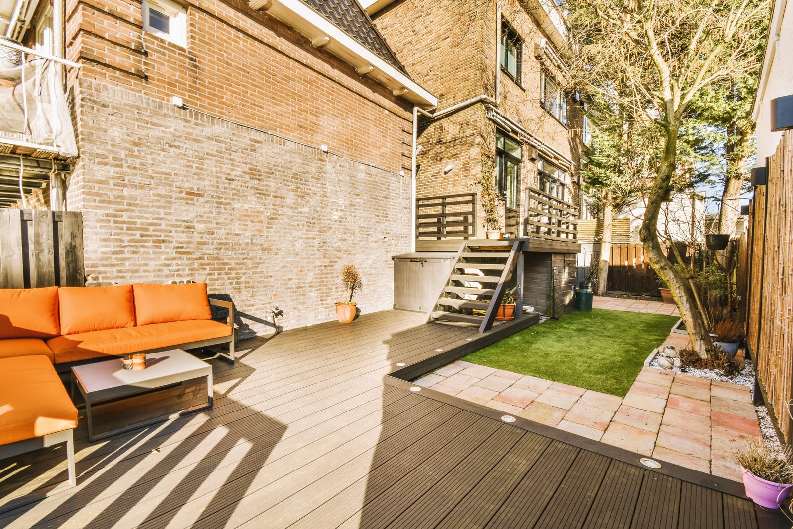 Neat patio with sitting area Fredericksburg deck builders - northern virginia deck builders (1)