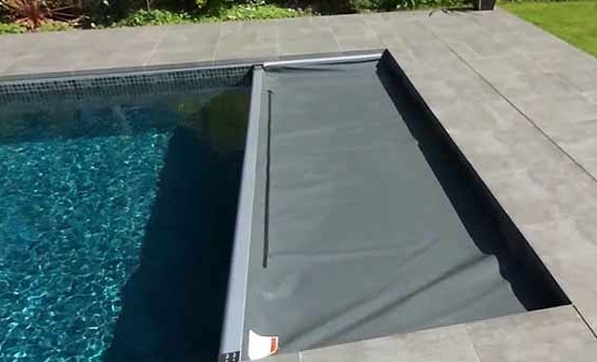 fiberglass pool with autocover in northern virginia